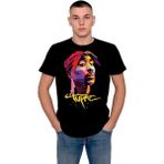 BUMETA 2pac Tupac Rap Rapstar Tişört T-Shirt - XL - Siyah