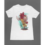 Bumeta Anime One Punch Man Saitama Chibi Çizgi Film Dizi Unisex Tişört T-Shirt - Siyah - XL