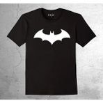 BUMETA Batman Logo Kara Şovalye Süper Kahraman Tişört Çocuk T-Shirt - 1 - 2 Yaş - Siyah