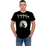 BUMETA Bozkurt Kurt Türk Dolunay Göktürkçe Tişört T-Shirt - XL - Siyah