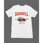 Bumeta Darrell Arabalar Cars Şimşek Mcqeen Unisex Tişört T-Shirt - Siyah - XL