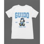 Bumeta Guido Arabalar Cars Şimşek Mcqeen Unisex Tişört T-Shirt - Siyah - 2XL