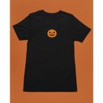 Bumeta Halloween Pumpkin Face Bal Kabağı Unisex Tişört T-Shirt - Beyaz - XS