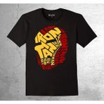 BUMETA Iron Man Süper Kahraman Demir Adam Tişört Çocuk T-Shirt - 5 - 6 Yaş - Siyah