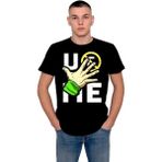BUMETA John Cena Never Give Up American Güreşi Tişört T-Shirt - 2XL - Siyah