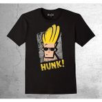 BUMETA Johnny Bravo Yakışıklı Güçlü Tişört Çocuk T-Shirt - 7 - 8 Yaş - Siyah