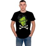 BUMETA Johnny Cash Frankenstein Psycho Tişört T-Shirt - Siyah