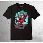 BUMETA Joker Batman Harley Quenn Gotham Tişört Çocuk T-Shirt - 1 - 2 Yaş - Siyah