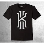 BUMETA Kyrıe Andrew Irvıng Logo Basketbol Tişört Çocuk T-Shirt - 1 - 2 Yaş - Siyah