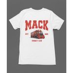 Bumeta Mack Arabalar Cars Şimşek Mcqeen Unisex Tişört T-Shirt - Siyah - 2XL