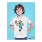 Bumeta Minecraft Steve Karakter Oyun Game Çocuk Tişört T-shirt