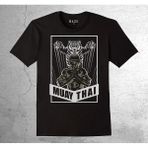 BUMETA Muay Thai Box Kick Box Tayland Tişört Çocuk T-Shirt - 1 - 2 Yaş - Siyah