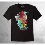 BUMETA One-Punch Man Tek Yumruk Tişört Çocuk T-Shirt - 1 - 2 Yaş - Siyah