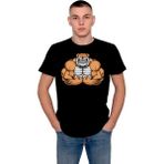 BUMETA Pitbull Bulldog Gym Fitness Bodybuilding Sporcu Köpek Tişört T-Shirt - Siyah