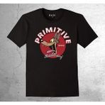 BUMETA Primitive Wolf Kurt Çizgi Film Tişört Çocuk T-Shirt - 11 - 12 Yaş - Siyah