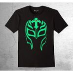 BUMETA Rey Mysterio Wwe Amerikan Güreşi Tişört Çocuk T-Shirt - 11 - 12 Yaş - Siyah