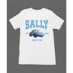 Bumeta Sally Arabalar Cars Şimşek Mcqeen Unisex Tişört T-Shirt - Beyaz - XL