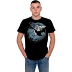 BUMETA Shark Köpek Balığı Gym Fitness Body Building Tişört T-Shirt - XS - Siyah