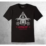 BUMETA Spartan Extreme 300 Spartalı Fitness Gym Tişört Çocuk T-Shirt - 11 - 12 Yaş - Siyah