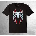 BUMETA Spiderman Örümcek Adam Logo Tişört Çocuk T-Shirt - 11 - 12 Yaş - Siyah