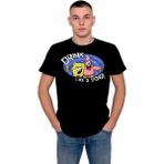 BUMETA Sünger Bob Patrick Beer Friend Drink Tişört T-Shirt - XS - Siyah