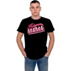 BUMETA Süper Mama Süper Anne Mükemmel Anne Tişört T-Shirt - XS - Siyah