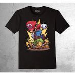 BUMETA Super Mario Game Ateri Winner Tişört Çocuk T-Shirt - 9 - 10 Yaş - Siyah