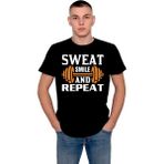 BUMETA Sweat Smile And Repeat Tişört T-Shirt - 2XL - Siyah