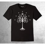 BUMETA The Lord Of The Rings Yüzüklerin Efendisi Ağaç Tişört Çocuk T-Shirt - 7 - 8 Yaş - Siyah