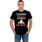 BUMETA Training To Beat Goku Gym Fitness Halter Tişört T-Shirt - XL - Siyah