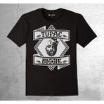 BUMETA Tupac Biggie Rap Rapstar's Müzik Tişört Çocuk T-Shirt - 1 - 2 Yaş - Siyah