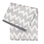 Bumkins Gray Chevron Splat Mat Çok Amaçlı Örtü