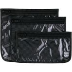 Bumkins Şeffaf Seyahat Çantası - Rich Black - Siyah