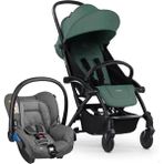 Bumprider Connect 3 Bebek Arabası Black-Olive Travel Set Citi-2 Grey - Yeşil