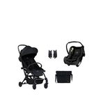 Bumprider Connect³ Black Black Bebek Arabası Ve Connect Trn Grup 0+ Black Oto Koltuğu Ve Oto Koltuk Adaptörü - Siyah