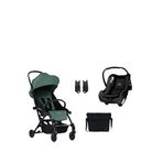 Bumprider Connect³ Black Olive Bebek Arabası Ve Connect Trn Grup 0+ Black Oto Koltuğu Ve Oto Koltuk Adaptörü - Yeşil