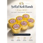 BUMY (6’lı Paket) Şeffaf Koli Bandı 45 mm x 100 METRE Güçlü Yapışkanlı Paketleme Bantı Bantları