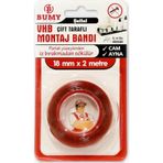 Bumy VHB Montaj Bandı 18mm x 2mt Şeffaf