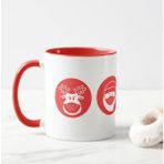Bun Design Maskeli Yeni Yıl Kupa