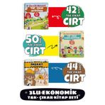 Bunbaza Cırtlı Tak Çıkar 3 Lü Ekonomik Cırtlı Kitap Seti Okul Öncesi Eğitici Etkinlik Kitabları