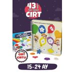 Bunbaza Çocuğumun Tak - Çıkar Cırt Cırtlı Renk Ve Şekiller Aktivite Kitabı, Okul Öncesi, 43 Adet Cırt