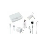 Bundeba Iphone 5/6/7 Aksesuar Şarj Aleti Seti Şarj Kablosu Kulaklık Usb Kablo Araç Çakmaklık Girişi Şarjı
