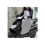 Bundeba Scooter Uyumlu Diz Koruma Brandası Örtüsü Motorsiklet Dizlik Yağmur Soğuk Rüzgar Önleyici Örtü Gri