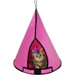 Bundera Cat Tower Kedi Yuvası Evi Köpek Yatağı Kulübesi Minderi Evcil Hayvan Pet Çadırı Yuva