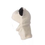 Bundera Panda Çocuk Kapüşonlu Peluş Bere Atkı Welsoft Boyunluk Rüzgar Geçirmez Kulaklı Şapka 10-14 Yaş PNDBR01