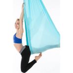 Bundera Smart Yoga Fly Hamağı Yer Çekimsiz Egzersiz Denge Spor Aleti Cadillac Fitness Pilates Hava Akrobasi - Turkuaz