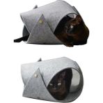 Bundera Toby Kedi Tüneli Evcil Hayvan Oyuncağı Kedi Yatağı Yavru Yetişkin Kedi Oyun Evi Tünel