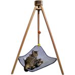 Bundera Tripod Kedi Hamağı ve Yatağı - Gri