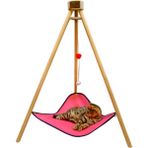 Bundera Tripod Kedi Hamağı ve Yatağı - Pembe