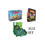 Bundera Wet 3'lü Set / Emlak Ticaret Oyunu Molicity Yeşil Kutu Kelime Oyunu Anlat Bakalım Word To Go